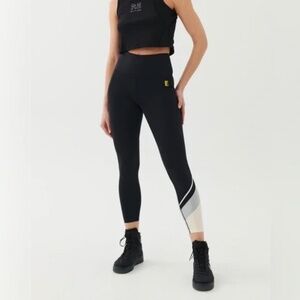 P.E. Nation Upperhand Leggings - Black, Gray, Cream